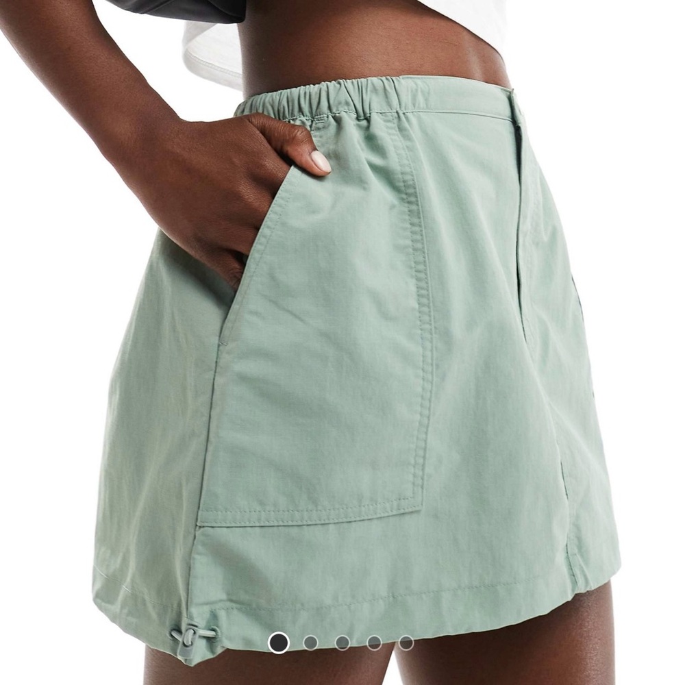Vans Riley Parachute Iceberg Green Skirt